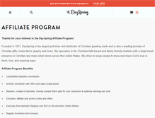 Tablet Screenshot of affiliates.dayspring.com